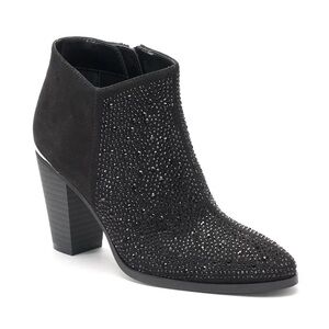 Black Sparkly Going Out Booties 🖤✨